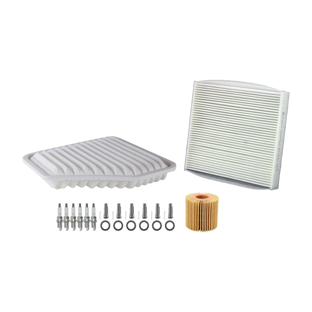 Tune Up Kit with NGK 6 Spark Plugs & Boots for Toyota Avalon Camry RAV4 Venza