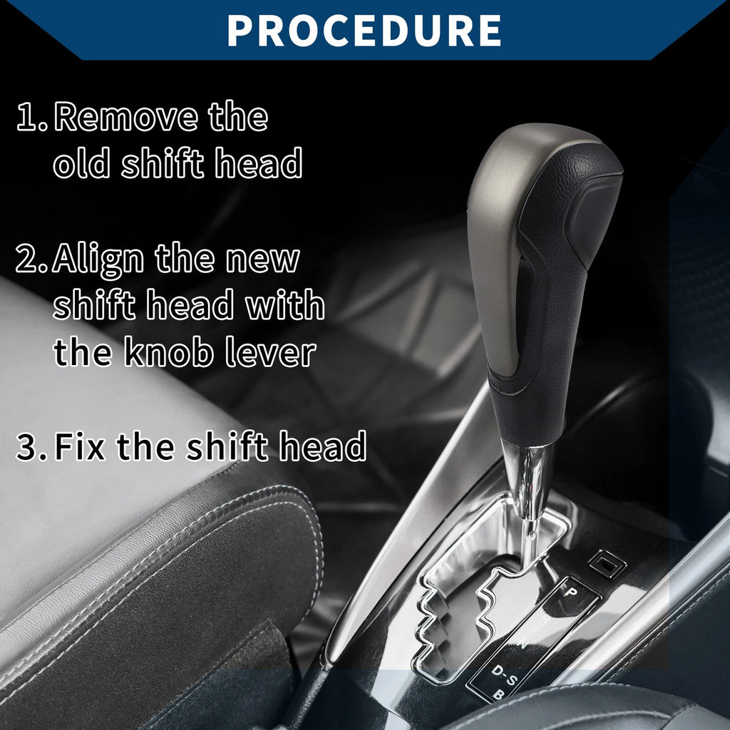Automatic Gear Shift Knob for Chevrolet Aveo (2004–2011) Black Plastic
