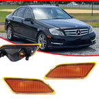 OE Amber Lens Front Side Marker Lights for Mercedes W204 C250 C300 (2012–2014)