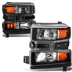 Headlight Lamp for Chevy Silverado 1500 WT Custom Trail Boss (2019–2021)