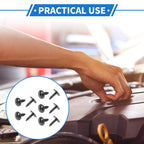 10 Pcs Fender Liner Splash Shield Bumper Cover Screw for Audi A3 (2006–2013)