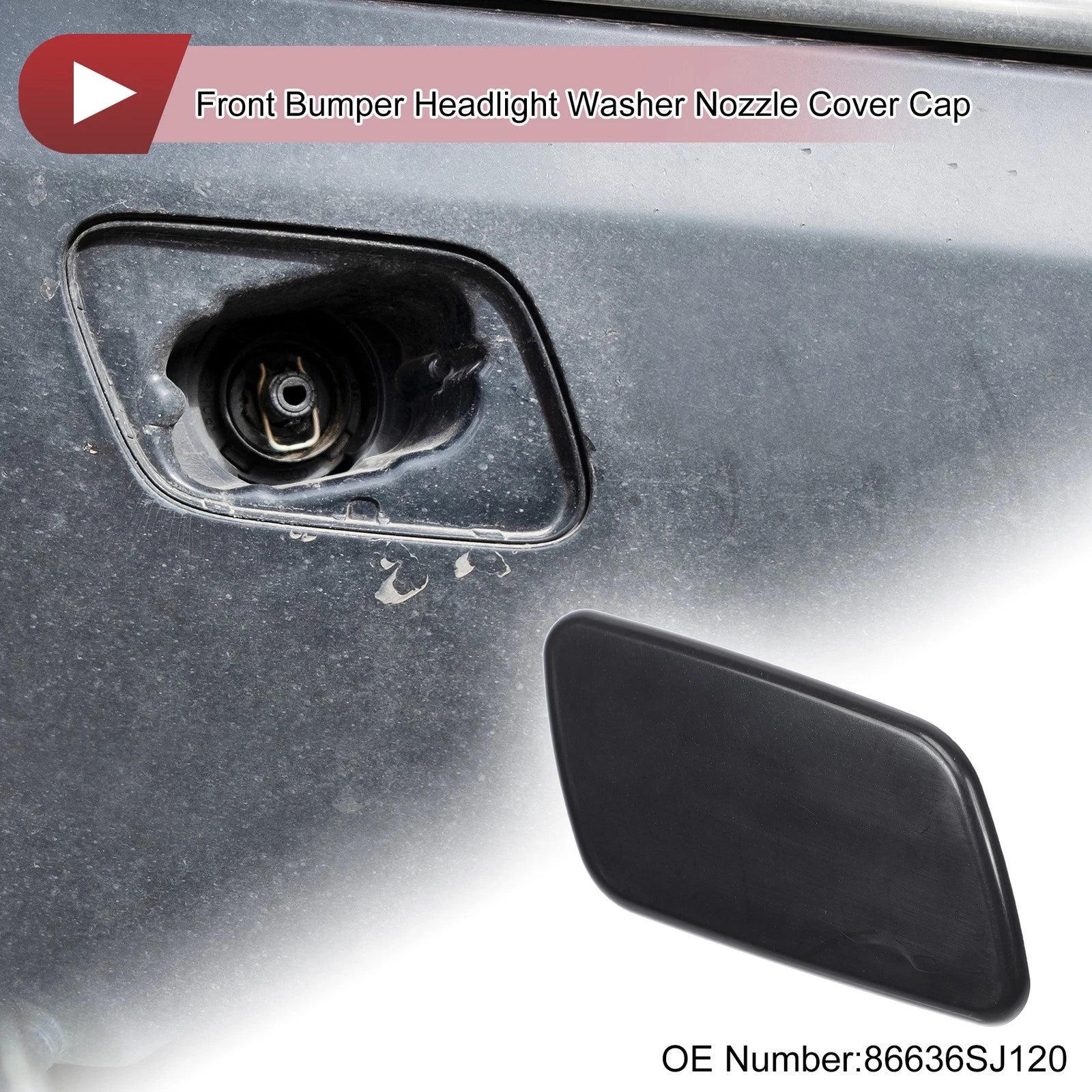 Front Right Washer Nozzle Cover Cap for Subaru Forester (2018–2021)