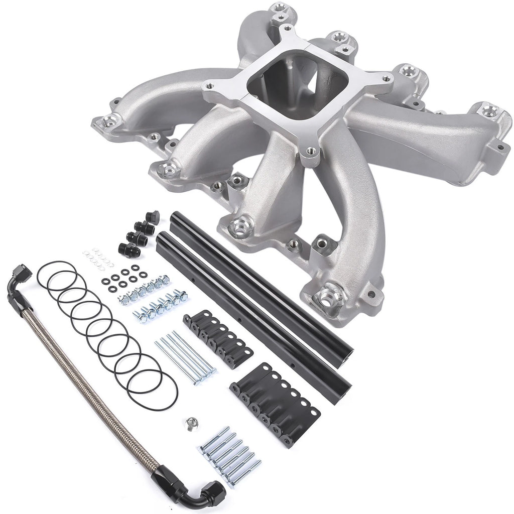 Single-Plane EFI Intake Manifold with Fuel Rails for GM LS1/LS2/LS6 (1997–2009)