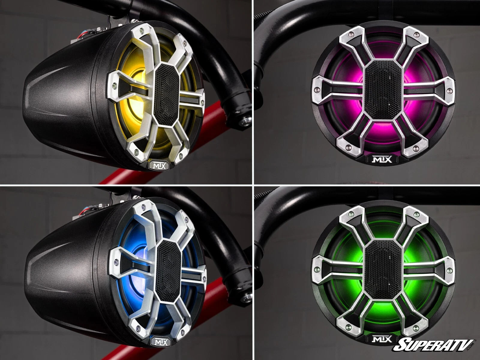 MTX 6.5" Weather-Resistant Speaker Pods for UTV (Universal Fit)