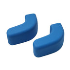 Front Bumper Tow Hook Covers for Jeep Wrangler JK JL JT (2007-2023) Blue