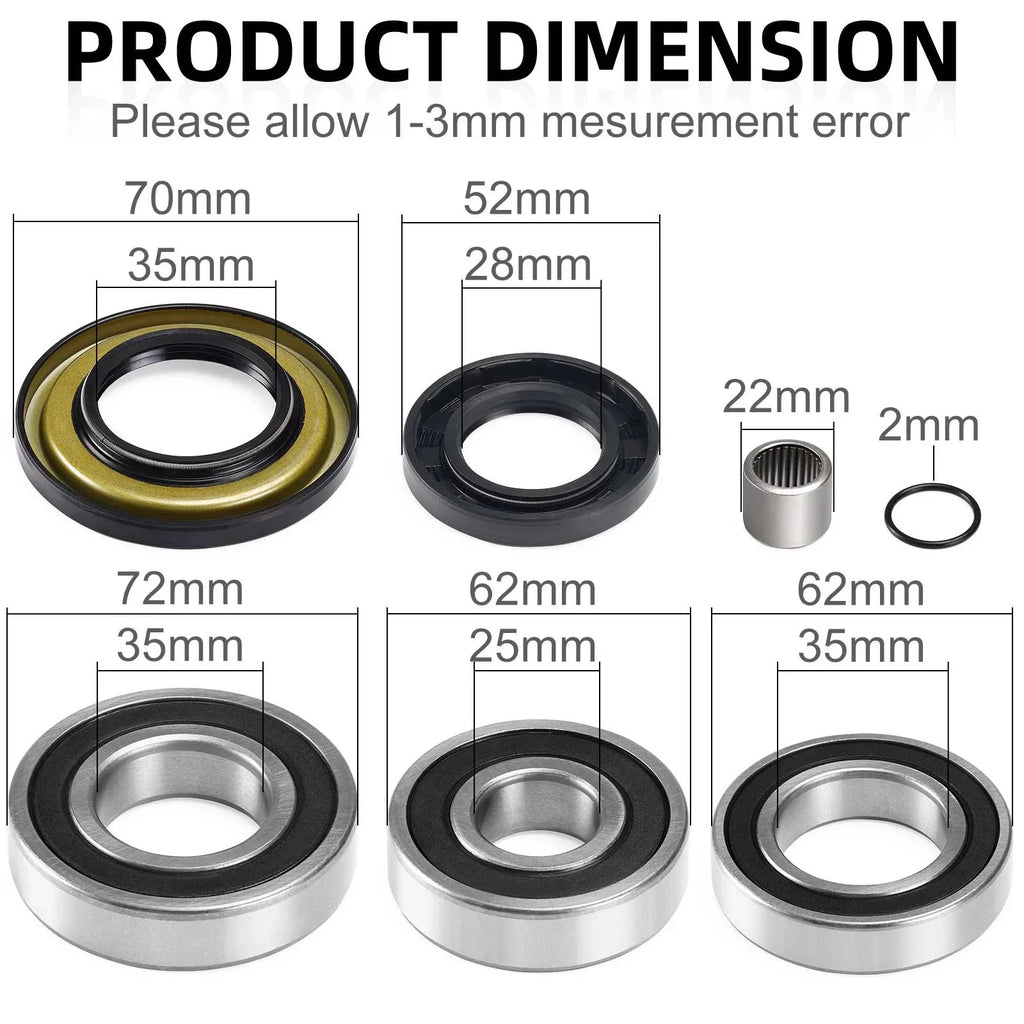 Rear Differential Bearing Seal for Can-Am Outlander 450/Max 450 EFI (2015–2023)