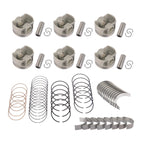 Set of 6 Pistons & Bearings for Audi S4 S5 A6 A8 Q5 Q7 VW Touareg (2011–2016)