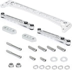 Silver Billet Rear Lower Control Arm + Subframe Brace for Honda Civic EK (1996–2000)