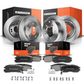 Front & Rear Disc Brake Rotor & Ceramic Pad for Mitsubishi Eclipse (2000–2005)