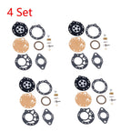 Set of 4 Carburetor Rebuild Kits for Tillotson RK-88HL Chainsaws