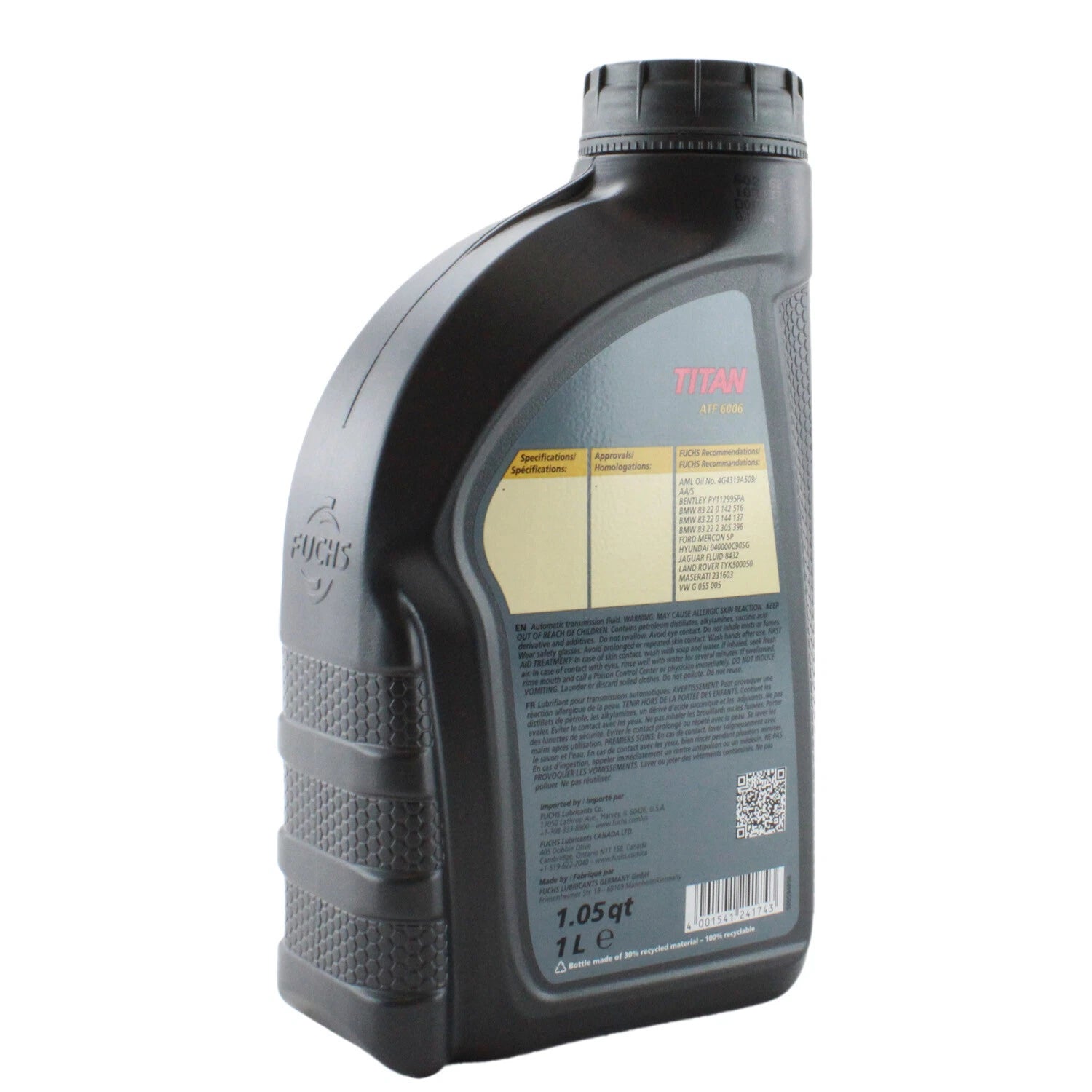 Fuchs TITAN ATF 6006 Automatic Transmission Fluid 1L for Audi BMW Jaguar LR