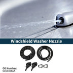 Windshield Washer Nozzle & Gasket, Fluid Hose for Dodge (2001-2009)