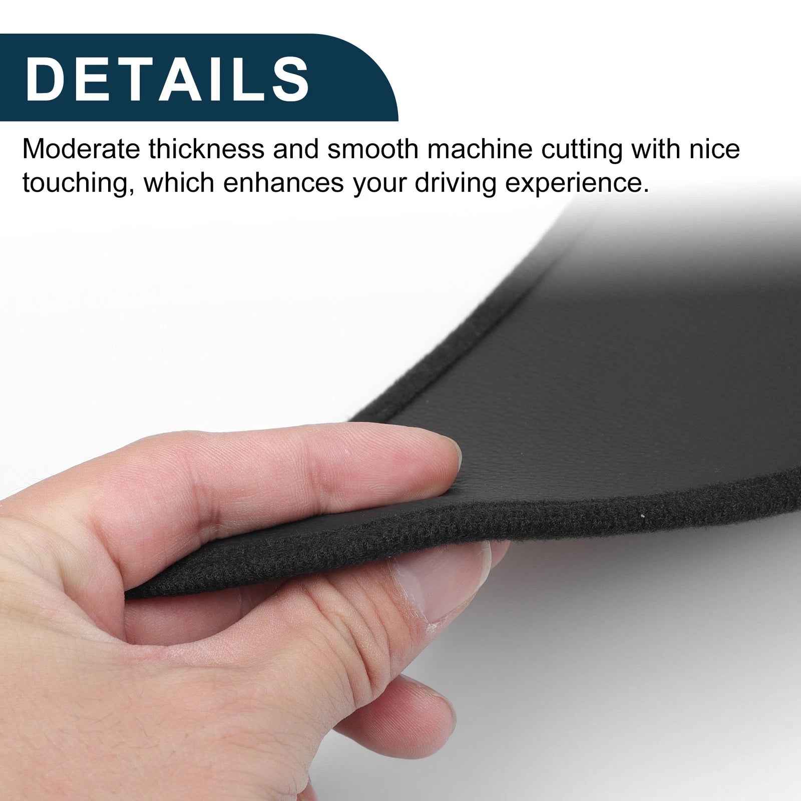 Set of 1 Car Door Leather Anti Kick Pad Sticker for BMW 5 Series (2007–2009)