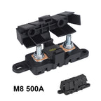 Fuse Holder with Cover for ForMEGA 500A Fuse M8 Stud (Trucks, Buses, Marine)