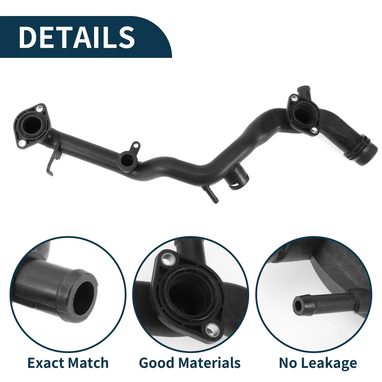 Radiator Hose Coolant Pipe for Audi Q7 (2010–2015) No. 06E121045Q/06E121045AE