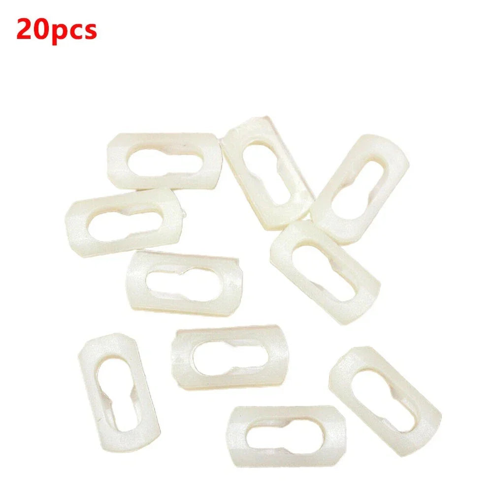 20 Clips Belt Reveal Trim Molding White for Chevy Pontiac Olds Buick