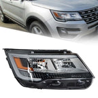 Halogen Headlight for Ford Explorer (2016–2019) with LED DRL Chrome