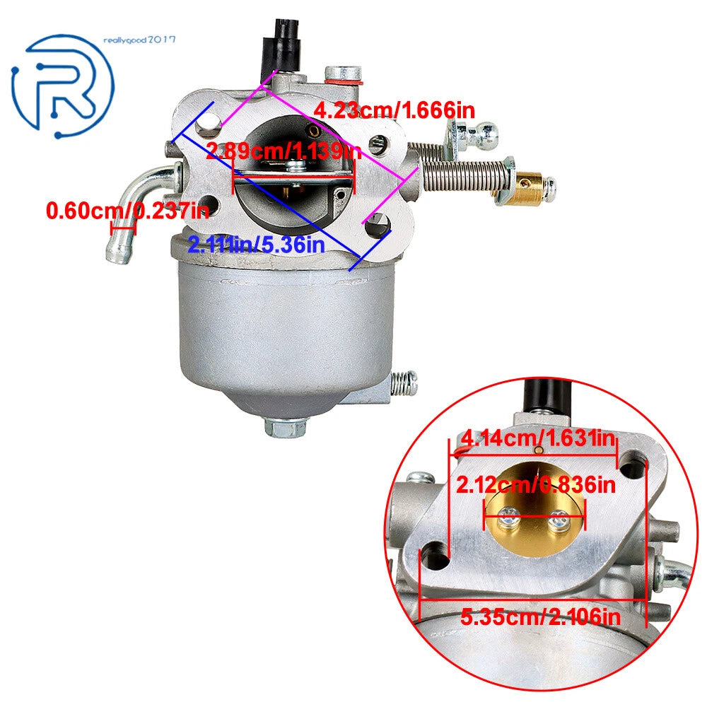 Carburetor with Fuel Pump & Filter for Ezgo TXT 295cc Golf Carts (1991-Up)