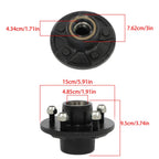 2 Pack Trailer Hub Kit for 3
