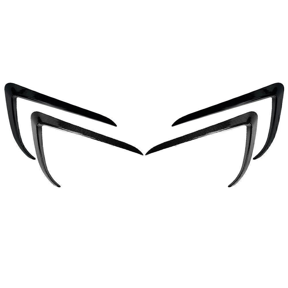 Front Fog Light Lamp Eyebrow Cover Trim for Tesla Model X (2015–2020)