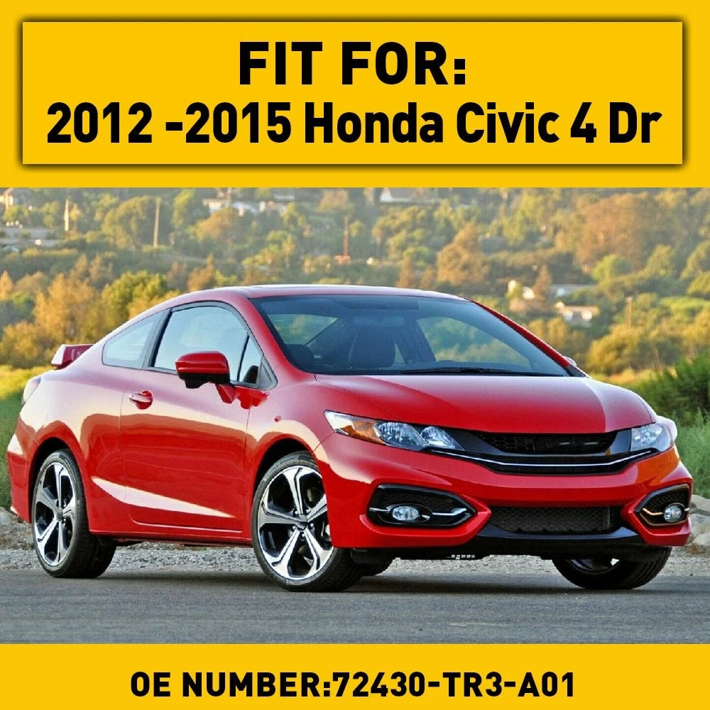 Front Door Pillar Molding Right for Honda Civic (2012–2015) OE 72430-TR3-A01