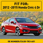 Front Door Pillar Molding Right for Honda Civic (2012–2015) OE 72430-TR3-A01