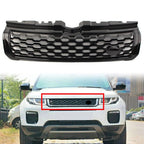 ABS Plastic Upper Front Grille for Range Rover Evoque (2010–2018) Black