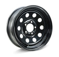Libra 14x5.5 Trailer Wheel for 5 Lug 4.5" Bolt Pattern (17023) Black Mod