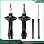 Front Rear Shocks Struts for Volkswagen Golf Cabrio Corrado Jetta (1990–1999)