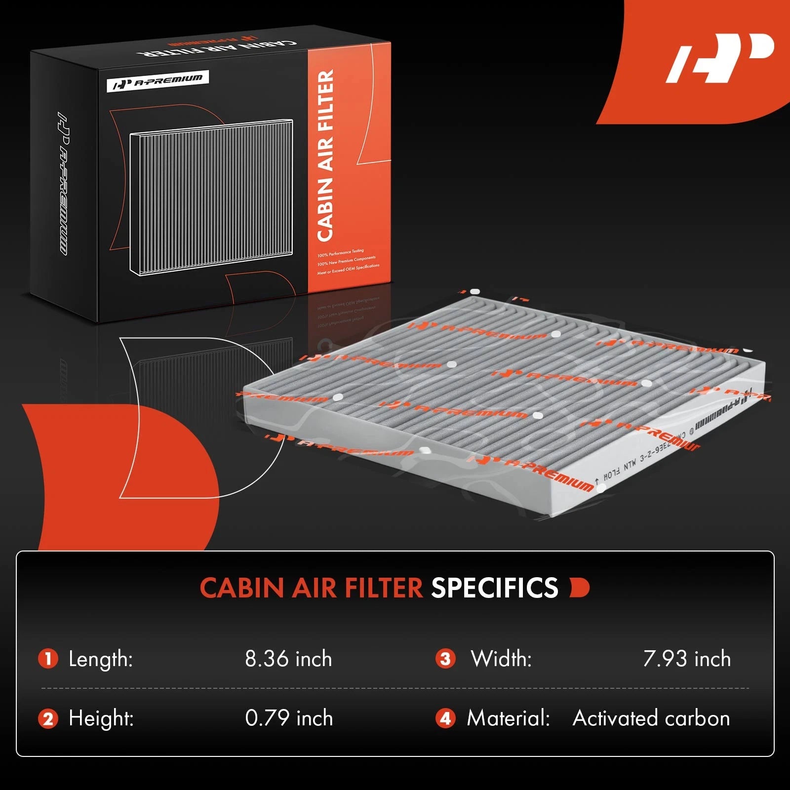 Activated Carbon Cabin Air Filter for Kia Carnival (2022–2026)