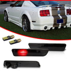 Smoked Rear Bumper Reflectors for Ford Mustang (2005–2009)