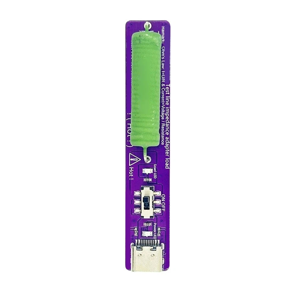 Type-C PD Resistive Load Tester for Power Supply Stability Tests