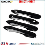 Set of 4 Gloss Black Door Handle Covers for Toyota Camry Corolla Avalon (2018–2024)