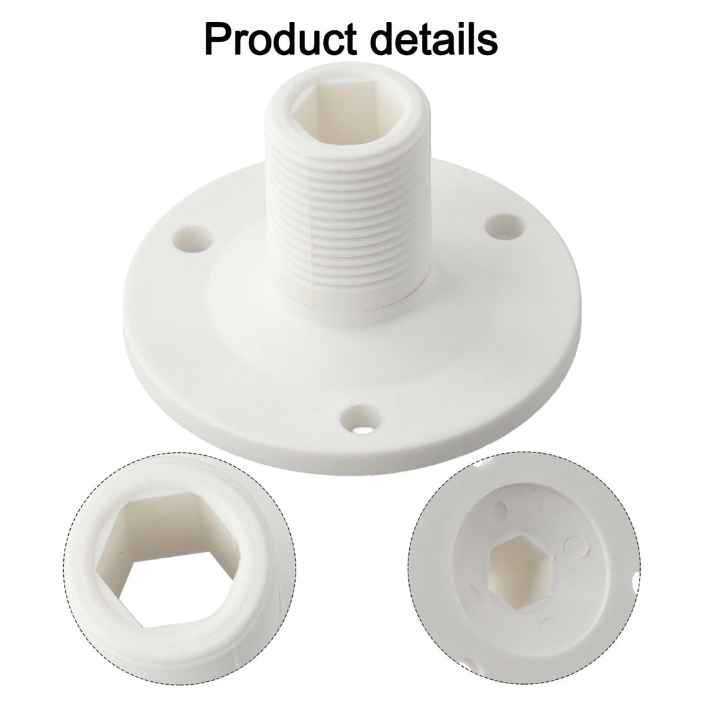 25mm Marine Antenna Base Mount with Male Thread for Boat