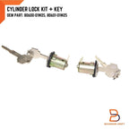 Door Lock Cylinders Set with Keys for Nissan Datsun 720 Pickup (73-86)