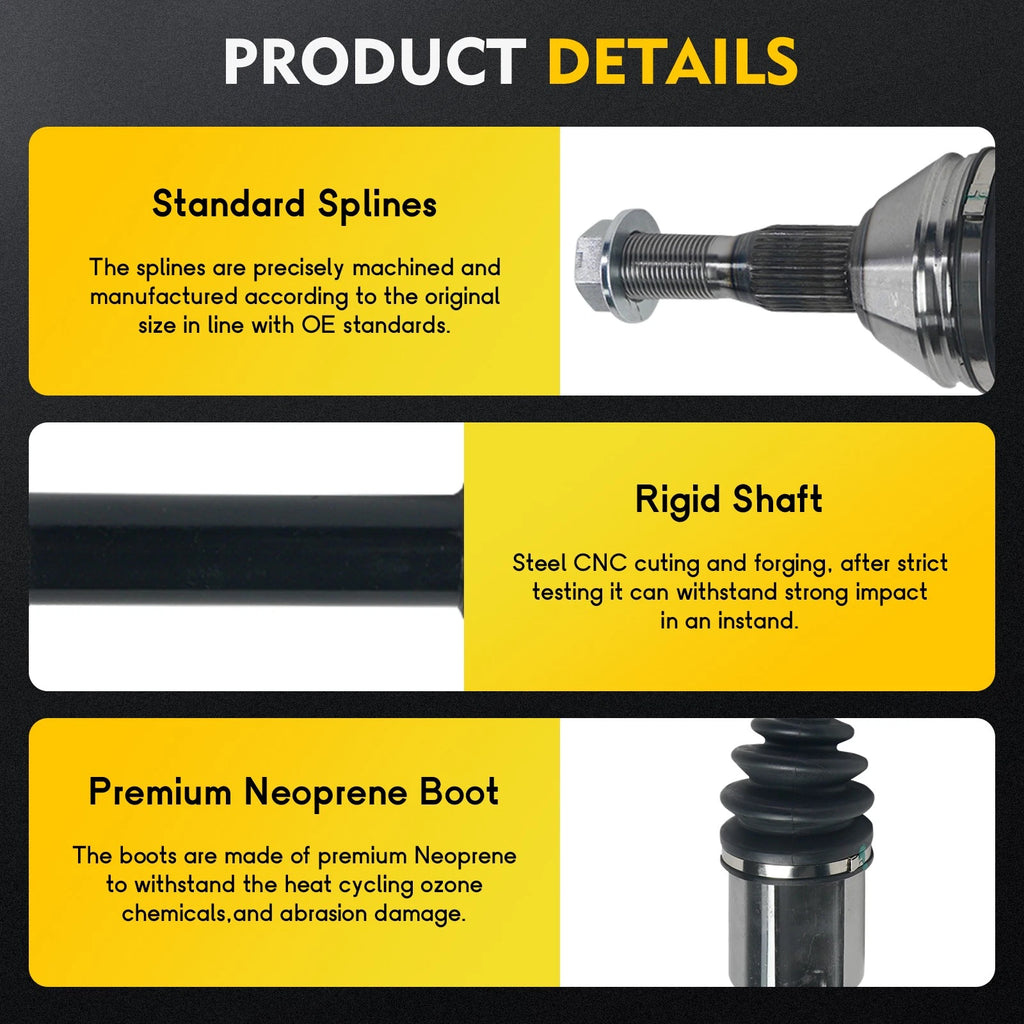 CV Axle Shaft Assembly for Chevrolet Impala (2012–2016) Front Right