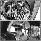 Pair of Black/Clear Signal Headlight Lamps for Grand Cherokee (2011–2013)