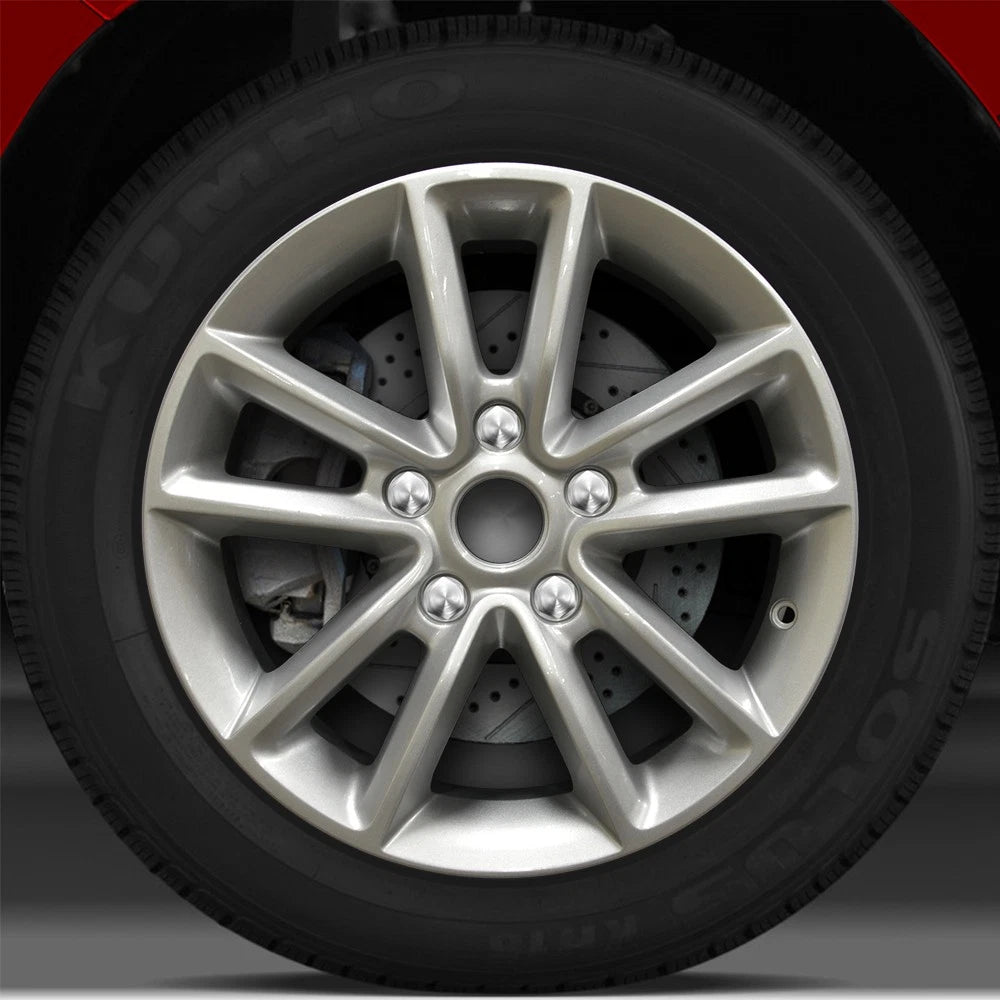 17x6.5 Factory Wheel (Bright Sparkle Silver) for 2011-2015 Dodge Caravan
