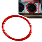 Water Cup Holder Ring Cover Trim for BMW 3 Series E36 (1994–1996) Carbon Fiber Red