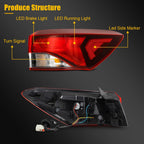 Outer Right Tail Light Assembly for Chevy Trailblazer (2021–2025)
