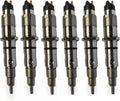 6X Fuel Injector 0445120289 5268408 0986AD1050 for Cummins ISBe ISDe QSB6.7 (2003–2019)