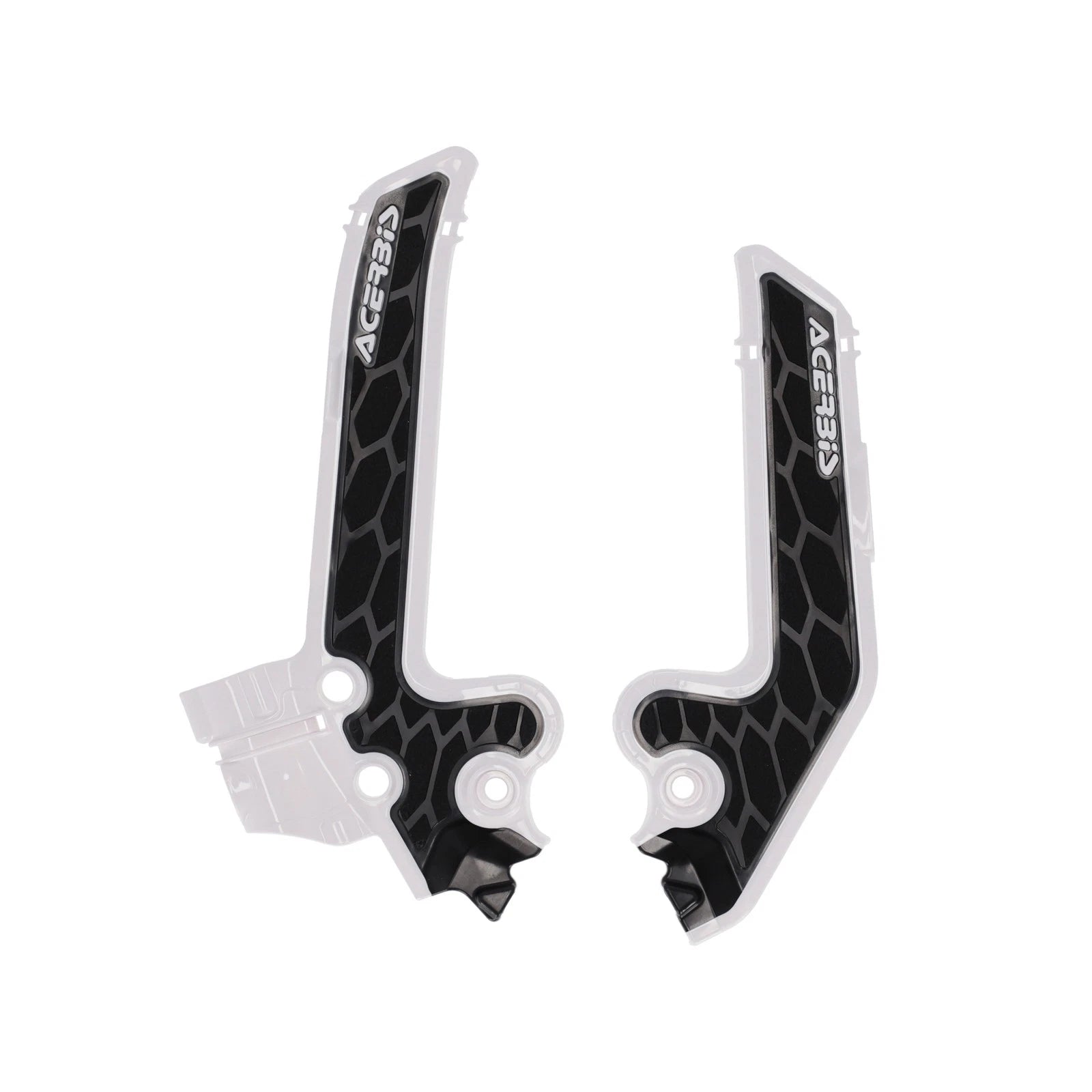Acerbis Frame Guards for Husqvarna Offroad Motorcycle (White/Black)