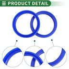 Set of 5 Oil Seal Rotary Shaft Seal 53x63x12mm High Pressure for Various Models