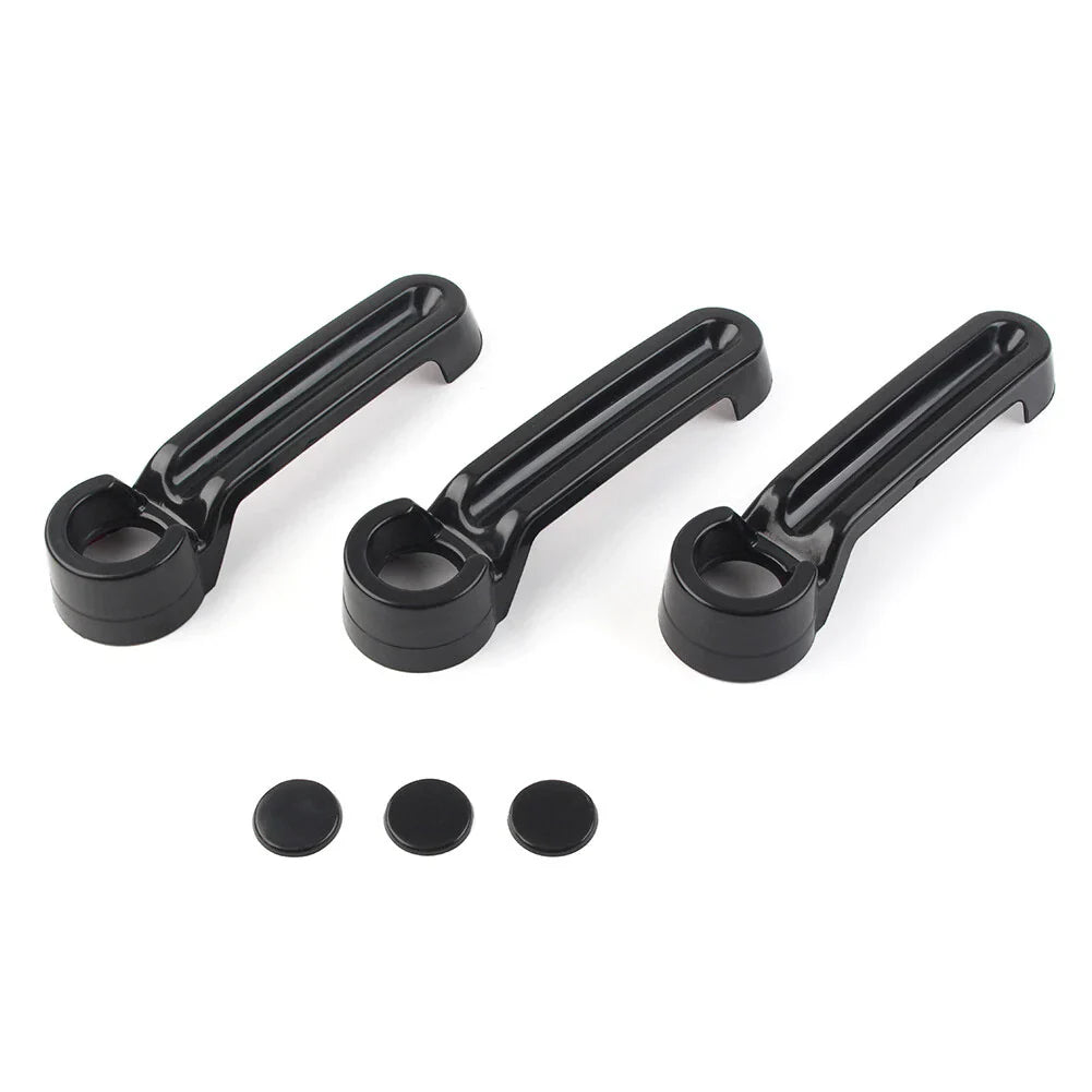 6 x Exterior Door Handle Tailgate Cover Trim for Jeep Wrangler JK (07-17)
