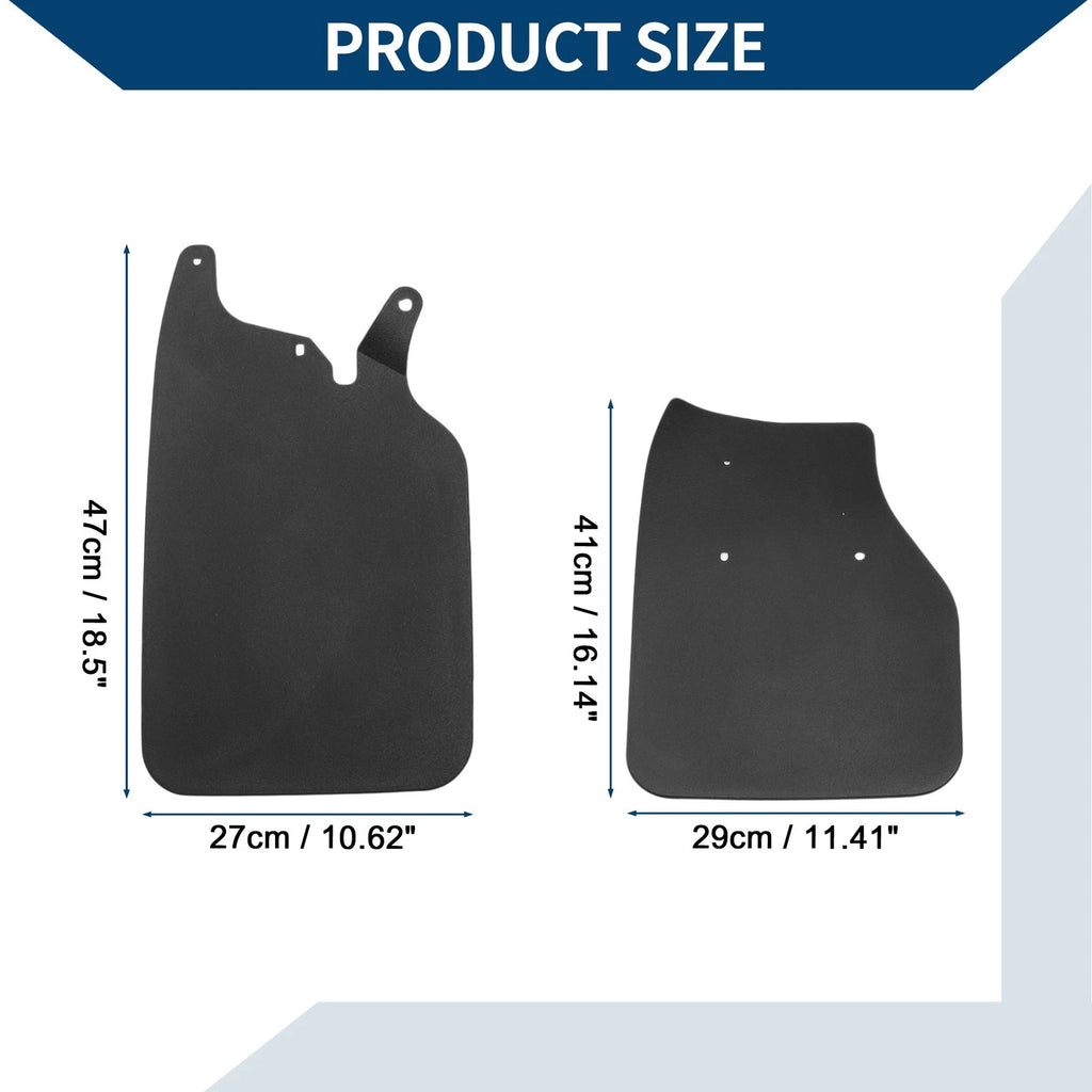 Set of 2 Mud Flaps Splash Guards for Toyota Hilux Vigo (1988–1994)
