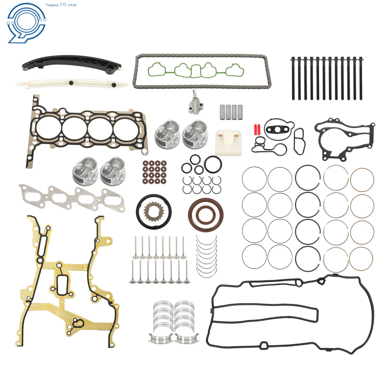 Engine Pistons Overhaul Kit for Chevy Cruze Buick 1.4L Turbo (2011-2016)