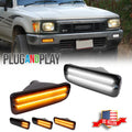 Smoked Switchback LED DRL Turn Signal Lights for Toyota Tacoma (1995–2000)