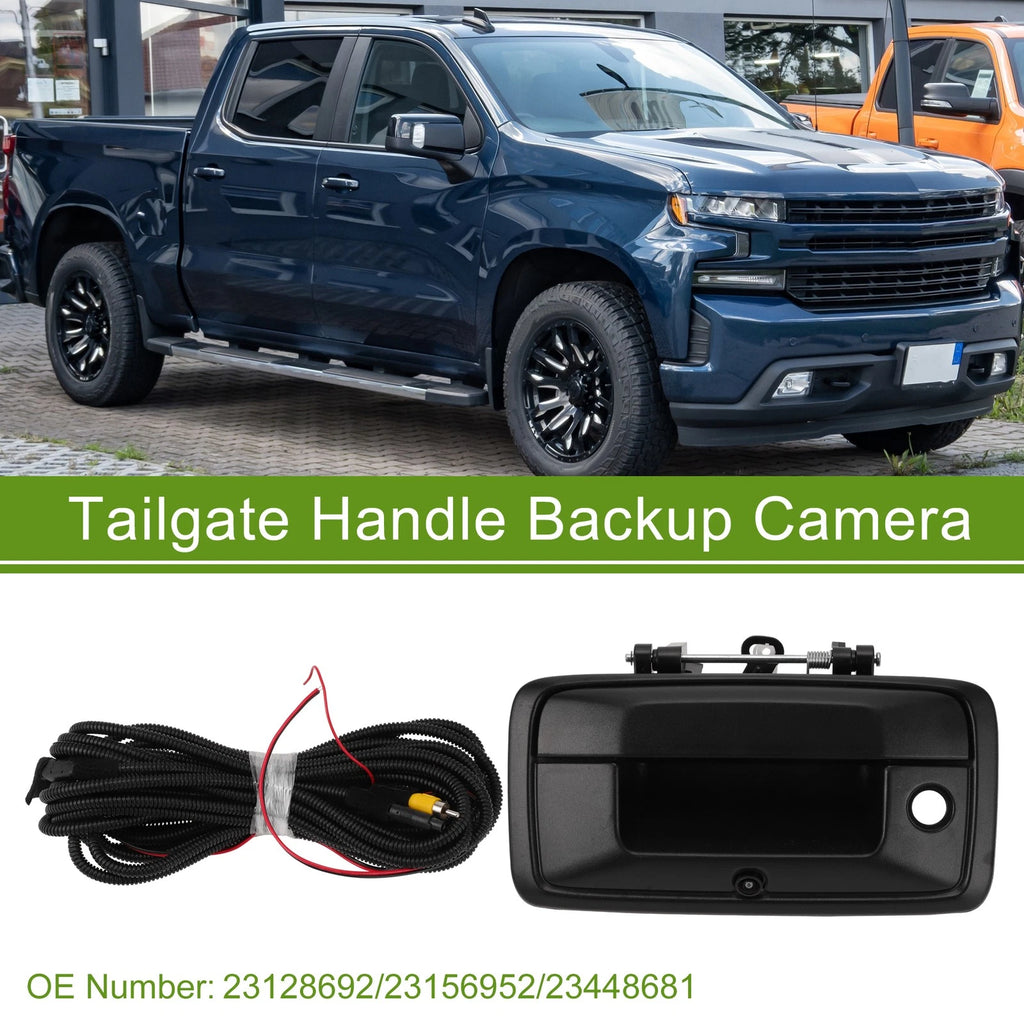 Tailgate Handle with Backup Rear View Camera No. 23128692 for Chevrolet Silverado 