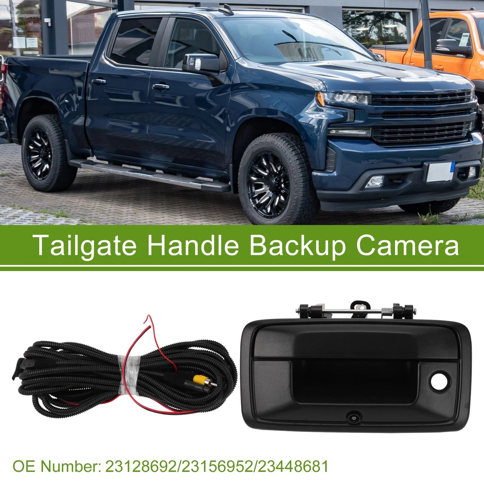 Tailgate Handle with Backup Rear View Camera No. 23128692 for Chevrolet Silverado 