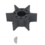 Water Pump Impeller with Key for Yamaha 2 Stroke 20-25 HP Outboard (6L2-44352-00)